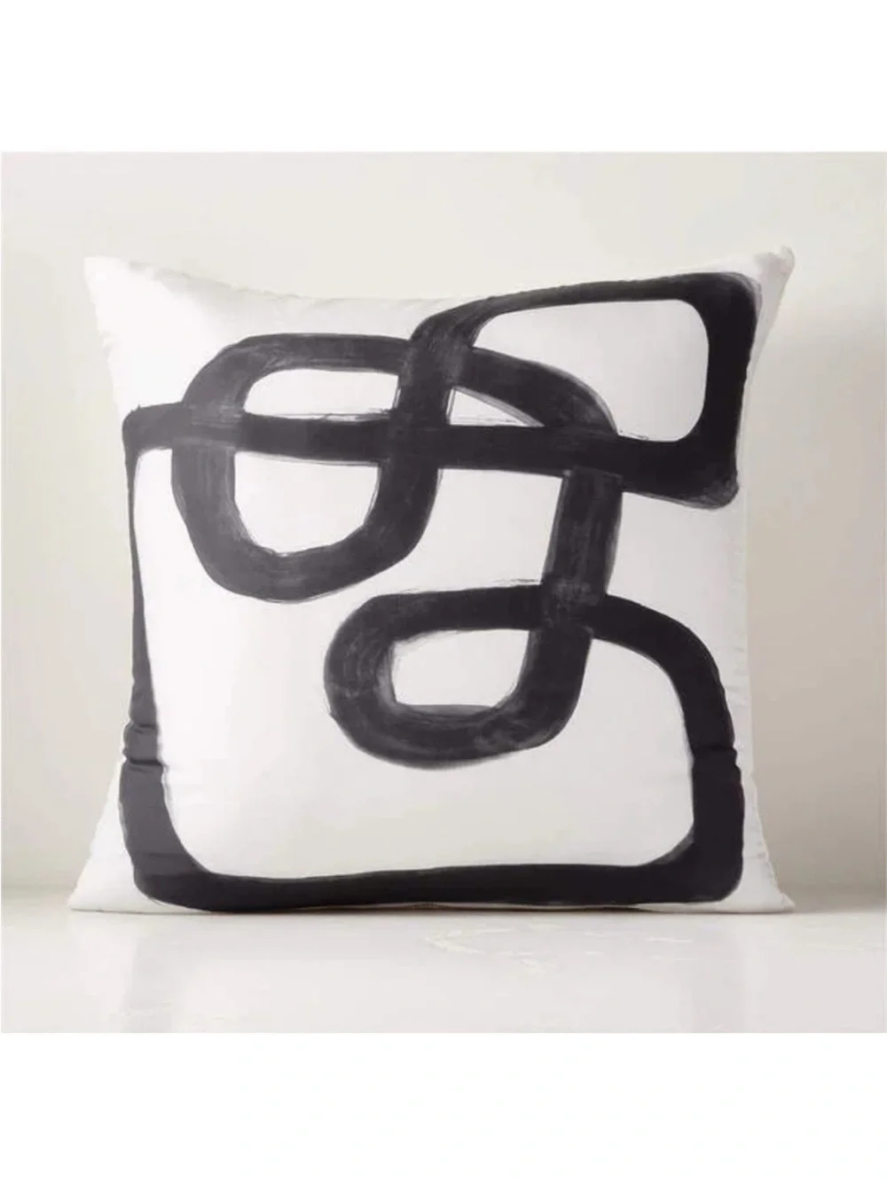 Crate&Barrel Pillow Cover Silk Ivory